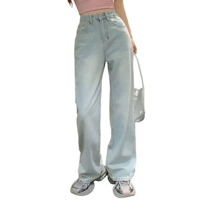 High-Waist Embroidered Bow Jeans