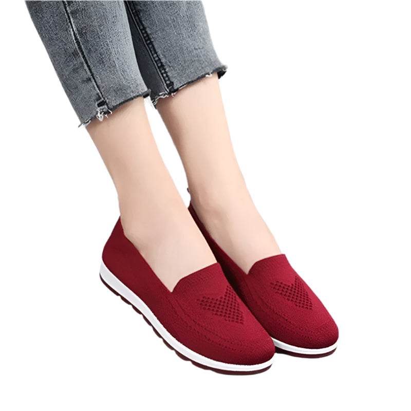 Breathable Mesh Slip-On Sneakers