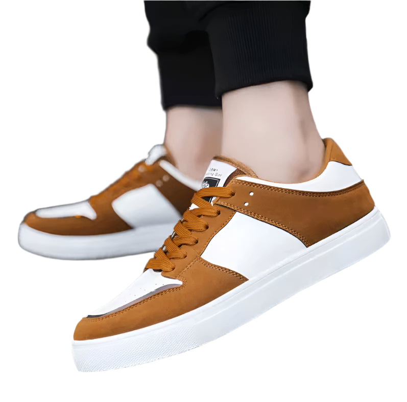 Lightweight Leather Sneakers Casual