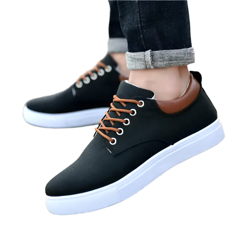 Canvas Lace-Up Sneakers Casual