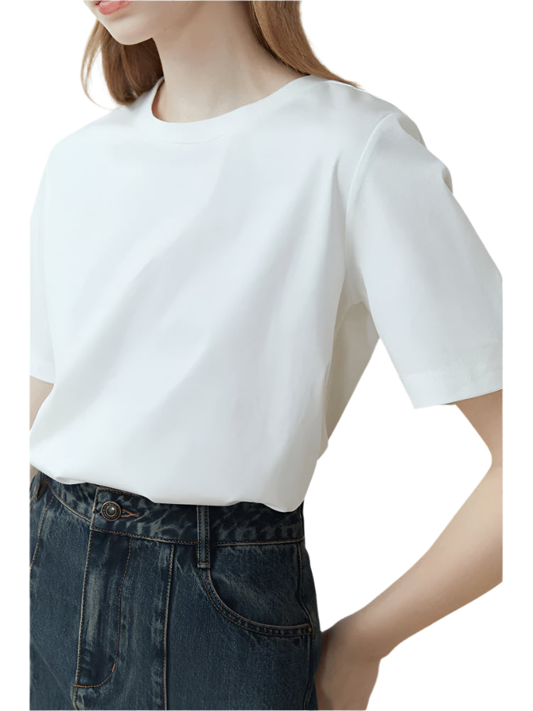 Classic Cotton T-Shirt Straight